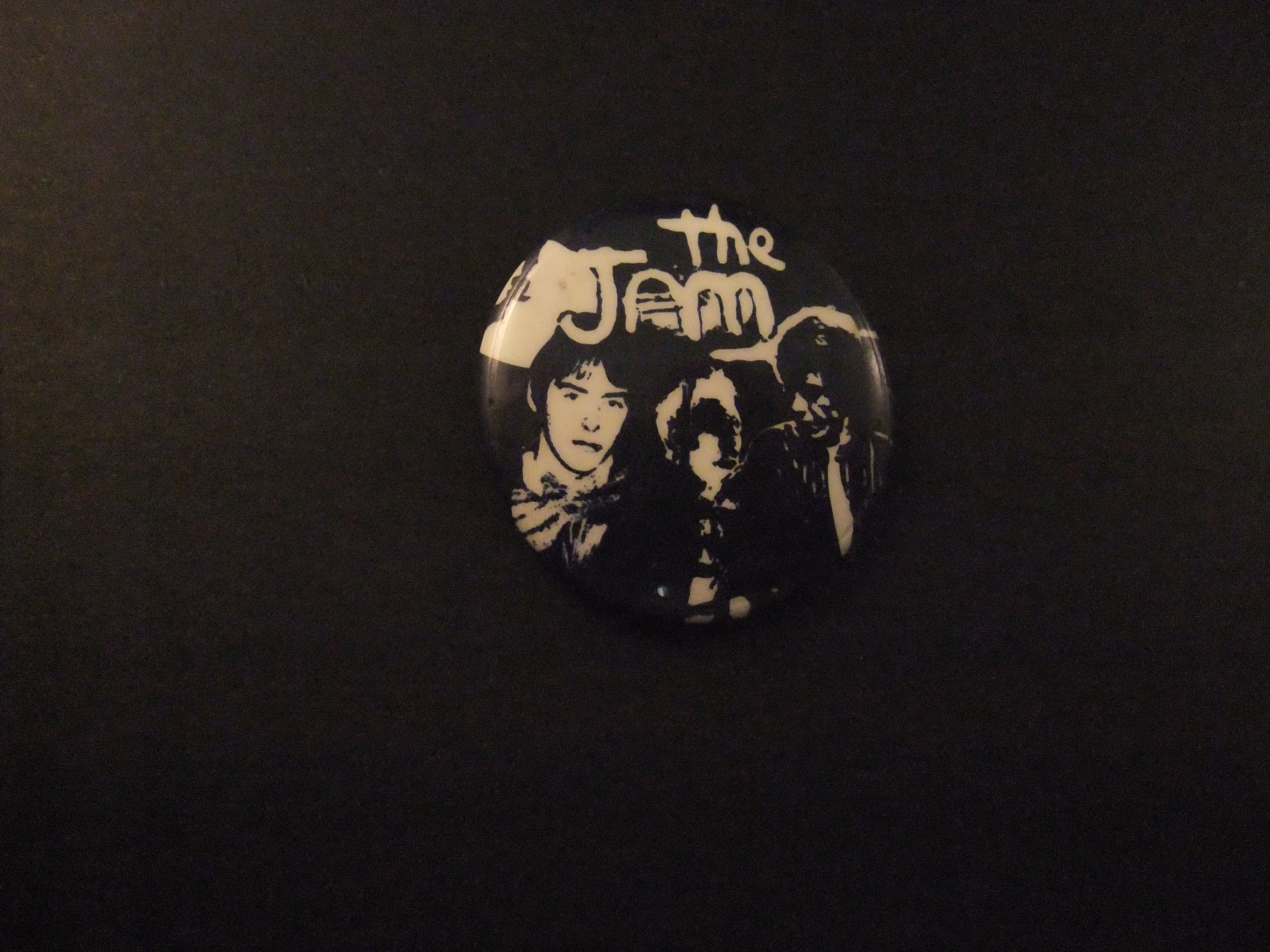 The Jam Britse punkband jaren 70 ( zwart witte letters )